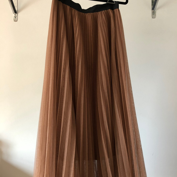 Long Tulle Maxi Skirt - Picture 1 of 3